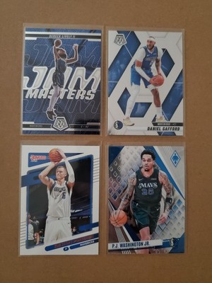 Dallas Mavericks Basketball Stars & Insert 4 card lot/Dereck Lively Jam Masters