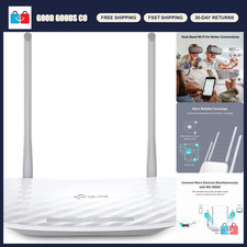 AC1200 Dual Band WiFi Router - High-Speed Wireless Internet, Easy Setup, Secure