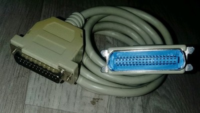 Druckerkabel Centronics 36 Pin Stecker auf DB25 Stecker