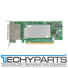 SUPERMICRO AOC-SLG3-4X4P 4-Port External NVMe Host Bus Adapter JBOF SFF