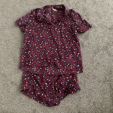 Eberjey Inez Washable Silk Printed Short PJ S...