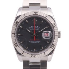 ROLEX Datejust Turn-O-Graph 116264 Automatic Watch 18K WG Stainless Steel