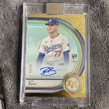 River Ryan RC 2025 Topps Five Star Autographs Rookie On Card Auto Dodgers # /75