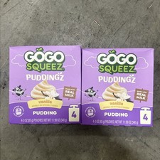 GoGo squeeZ PuddingZ Vanilla Pudding Pouches ...