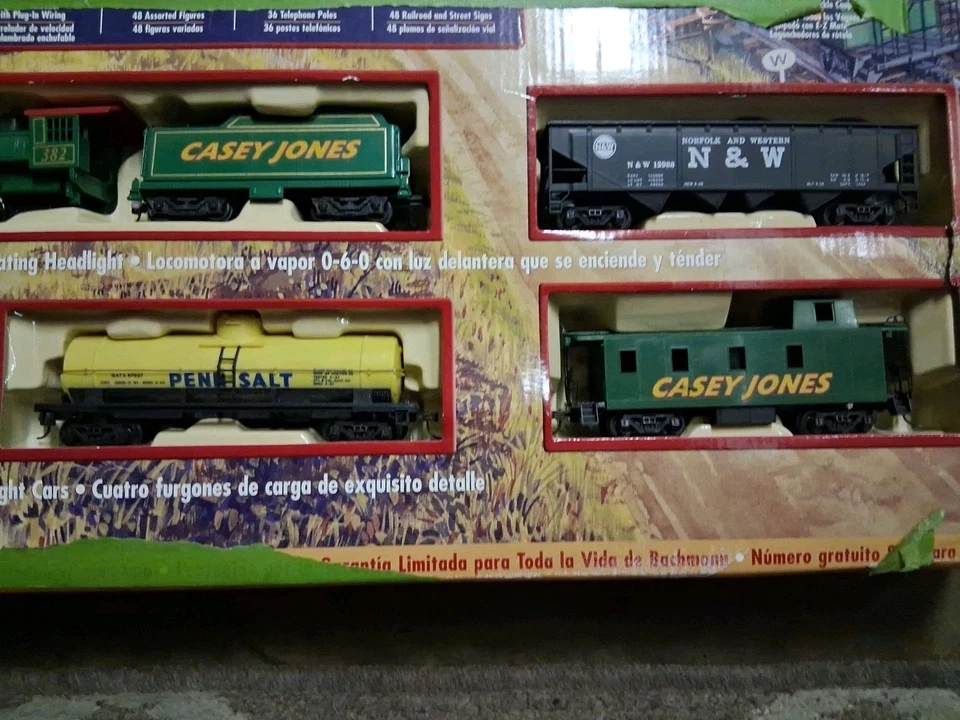 Bachmann HO Casey Jones Train Set- Ready To Run With Ez Track . In Open Box - Image 3 of 4
