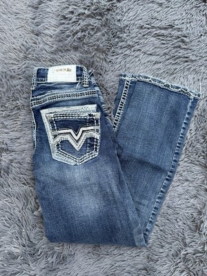 Answer Me Jeans 30/30 Women's Medium Wash Thick Stitch