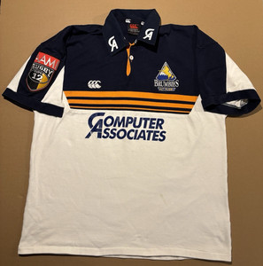Canterbury of New Zealand Computer Associates AAMI Brumbies ACT Rugby Shirt - XL