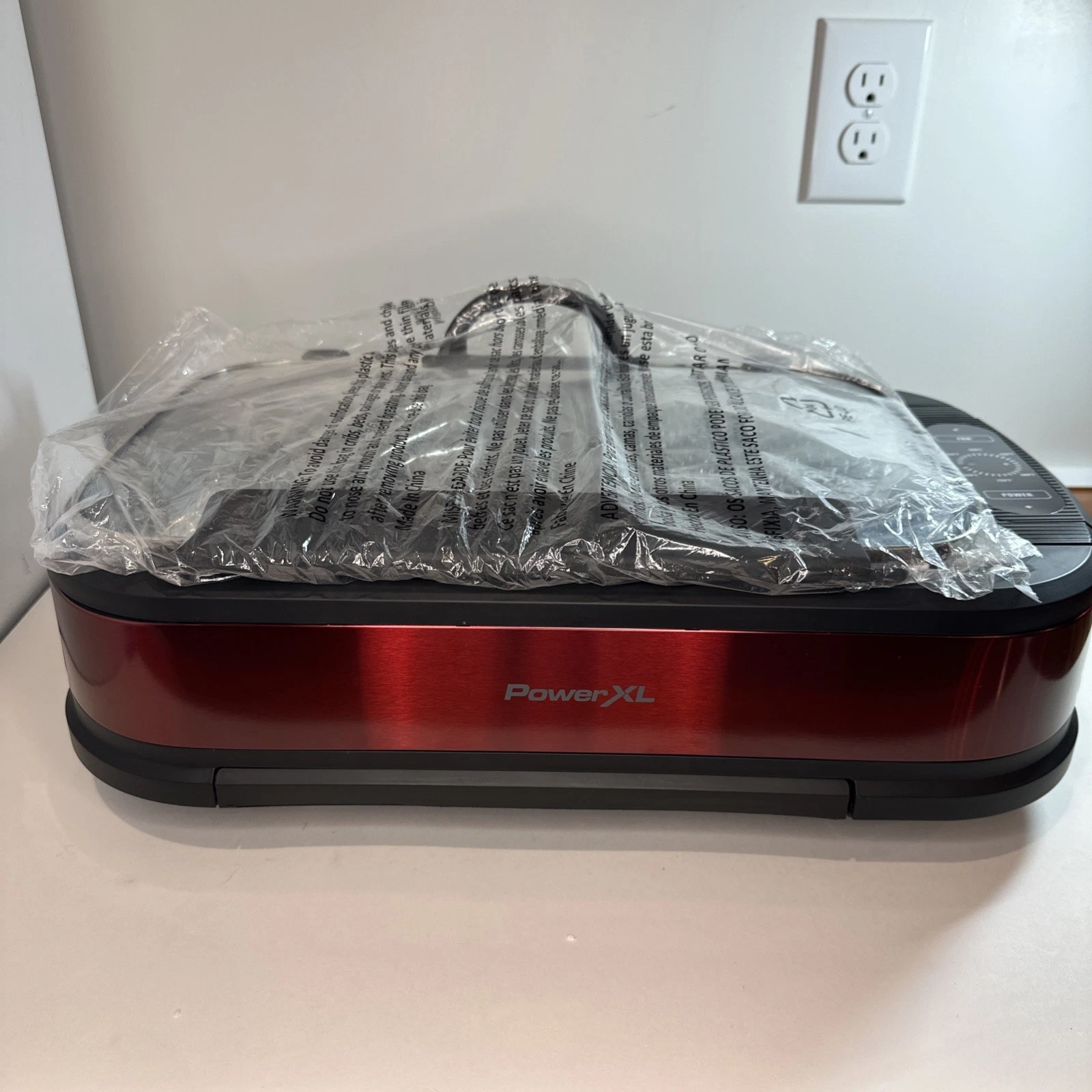 Tristar Power XL Pg-1500fdr 1500w Smokeless Electric Indoor Grill Red