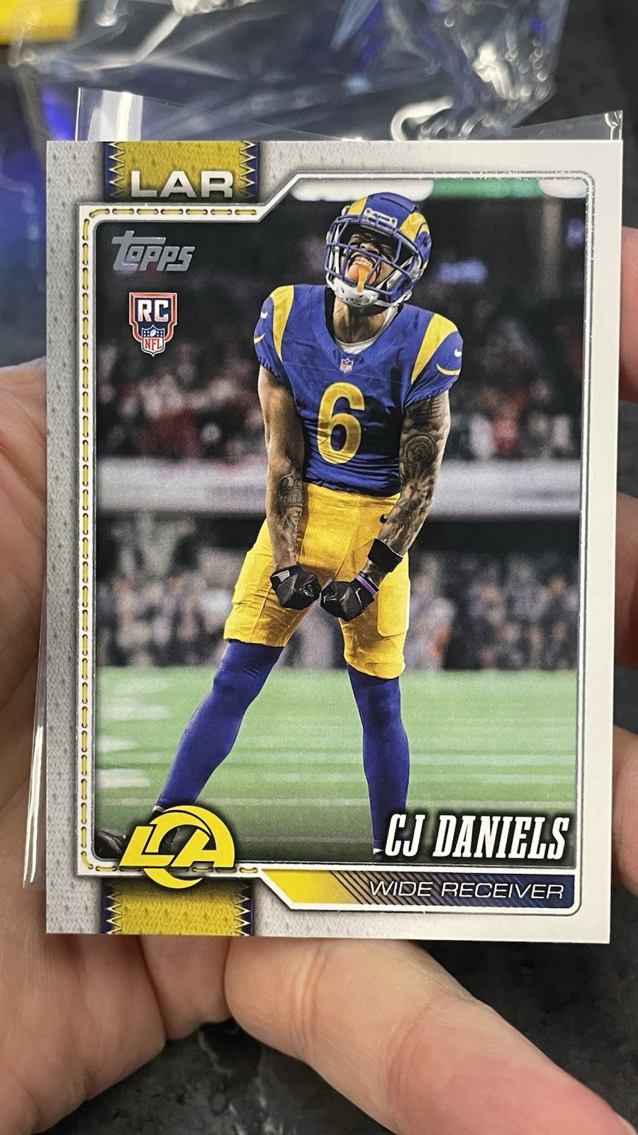 2026 Topps Flagship CJ Daniels # 391 (RC) - Los Angeles Rams