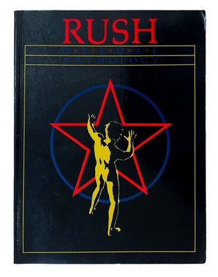 RUSH Deluxe Anthology, 1981 Songbook Piano Sheet Music, Lyrics and Guitar Chords