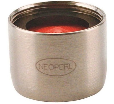 Perlator 2.2 GPM 55/64 in. - 27 Regular Female Faucet Aerator, Brushed Nickel Re