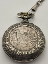 Art Deco Hunting Pocket Watch 49mm Beautiful ...