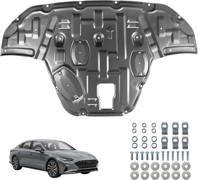 #ad Carbon Steel Engine Splash Shield Fit for Hyundai Sonata 2020 2024 Engine Case $169.70