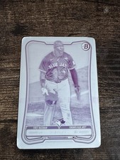 2026 Bowman Vladimir Guerrero Jr. Magenta Printing Plate 1/1 Toronto Blue Jays