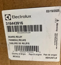 Genuine Electrolux / Frigidaire 316443916 Range Oven Relay Control Board (NEW)