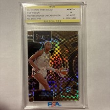 2024 Panini Select WNBA - Premier Bronze Checker #158 A'ja Wilson /49 OCG 9