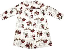 NEW Pottery Barn Kids Girls 8 Heritage Santa Christmas Nightgown SAMPLE READ