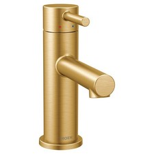 MOEN Align Single Hole Single-Handle Bathroom Faucet 6190 BG Brushed Gold NEW