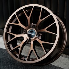 Alufelgen 17 Zoll LRT für Citroen C1 Peugeot 107 108 4x100 Bronze