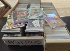 Lot Of 1200 Houston Astros Baseball Cards Autos Stars RC Refractors #d Only 