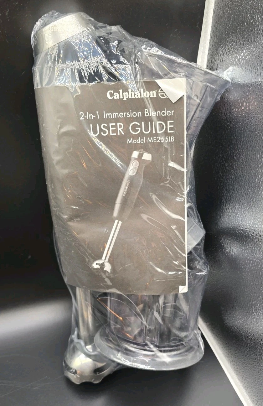 Calphalon Immersion Blender Model ME255IB Gray, New in Packaging.
Opens in a new window or tab