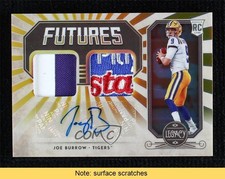 2020 Panini Legacy Futures Gold 3/10 Joe Burrow #FD-JB Dual Patch Auto READ 0g4