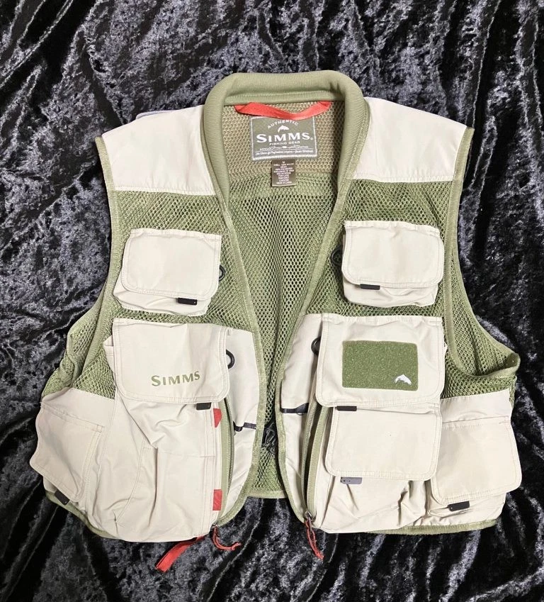 SIMMS Mesh Vest ② Light Green Size M Made in China