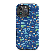 Disney Cruise Line Blue Matte Phone Case , Gift For Cartoon Lovers