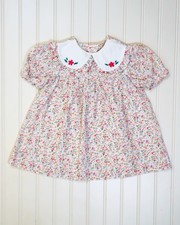Vintage floral spring baby girl Dress flowers 3-6M