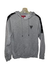 Guess Logo Hoodie Jacket Gray Long Sleeve Size XS Sweatsuit Jacket Sweats