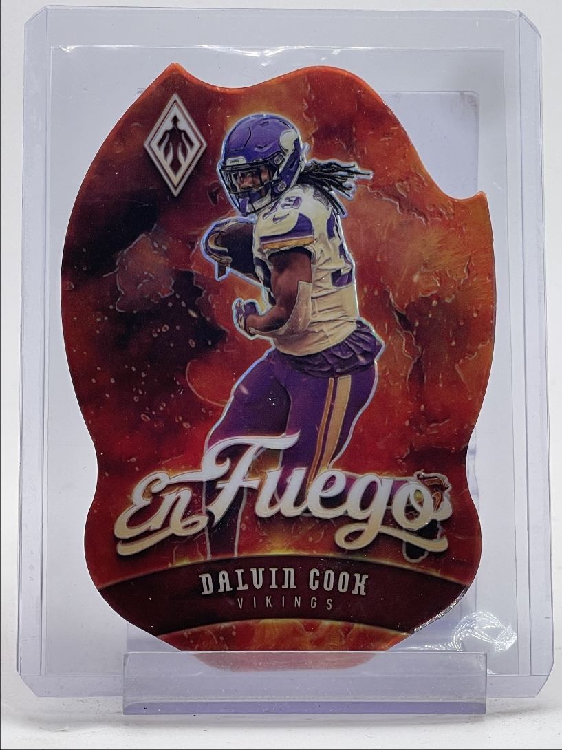 DALVIN COOK 2020 PHOENIX FOOTBALL EN FUEGO DIE CUT VIKINGS #10 Q2268