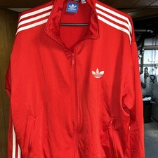 Adidas  Originals Vintage Firebird Tracksuit Jacket Men’s Size XL Red White Rare