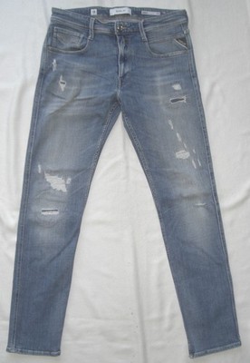 Replay Herren Jeans  W32 (W33)  L30   Anbass M914Y Slim Fit  