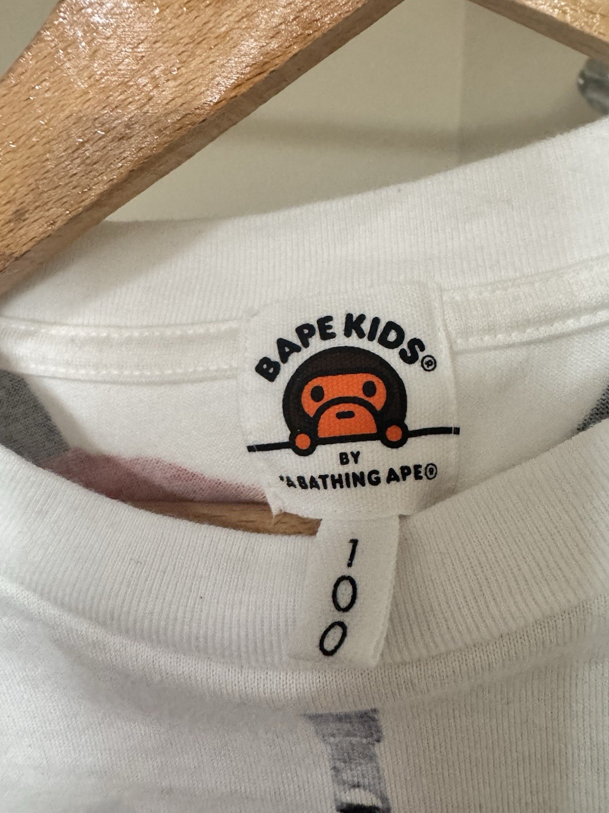 A BATHNIG APE BAPE KIDS DAYPACK PRINT TEE size 100 US 3T-4T thumbnail 2