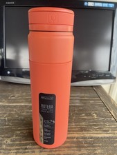 BR MATE Rotera Water Bottle  Papaya  25oz  Touch-Free Straw Lid