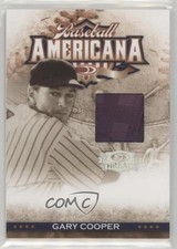 2008 Donruss Threads Baseball Americana Materials 136/500 Gary Cooper #BA-24 a8r