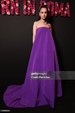 42IT - Valentino Strapless Draped Cotton-Blend Faille Gown DRESS - BNWT