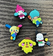 Lot Of 5 Sanrio Crocs Shoe Charms Jibbitz NEW