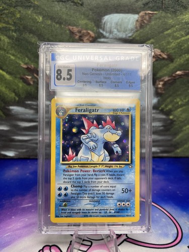 Feraligatr (Unlimited) graded CGC 8.5 for sale on eBay