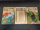 1968 DC COMICS LOT OF (3) COVERLESS SILVER AGE BATMAN SUPERMAN THE ATOM VINTAGE
