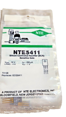 NTE5411 SCR 30V 4A TO126 USED IN VARIOUS APPLICATIONS