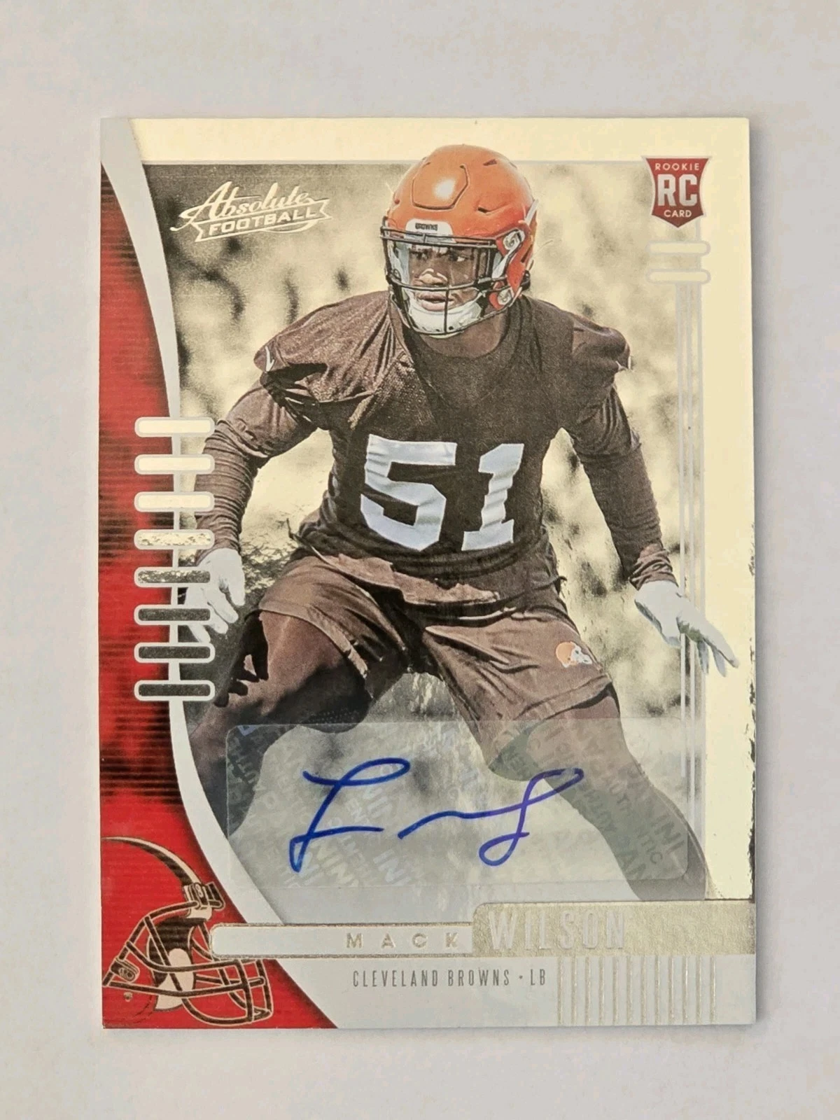 Mack Wilson Panini Absolute #152 Base