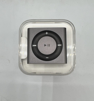 Apple iPod Shuffle 2GB Model A1373 Black Clip On Music Player Open Box