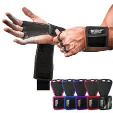 Wodies Gymnastics Hand Grips With Wrist Support For Weightlifting And Workouts