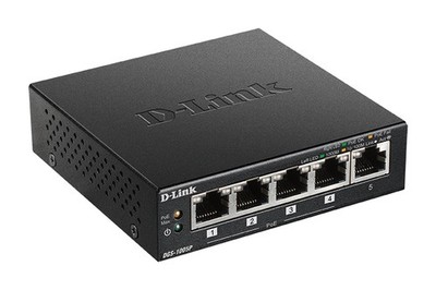 D-Link 5-Port Desktop Gigabit Poe+ Switch. Switch Typ: Unmanaged Switch Layer: