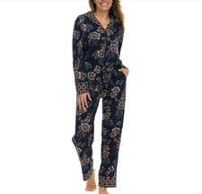 Vera Bradley Womens 100 cotton Dottie Leaf Floral PJ Pajama Set S NEW