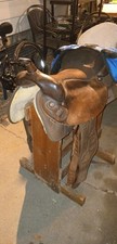 19'' Big Horn Trail  256 Western saddle QH BARS LEATHER /CORDURA usa