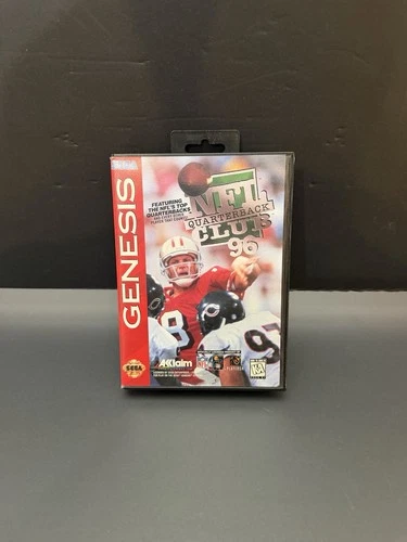 NFL Quarterback Club 96 Sega Genesis (1995) Complete CIB TESTED WORKS