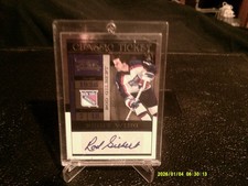 2011 Panini Playoff Contenders Classic Ticket  NY Rangers Rod Gilbert Auto 47/50