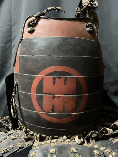 Antique Japanese Samurai Armor BODY Yoroi Edo period authentic NIMAIDO As is-1 - Picture 3 of 9